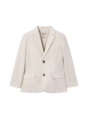 Mayoral Marynarka 3437 Beżowy Regular Fit