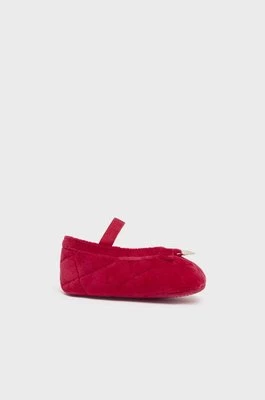 Mayoral Newborn buty niemowlęce kolor czerwony