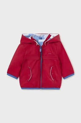 Mayoral Newborn kurtka dwustronna niemowlęca kolor czerwony