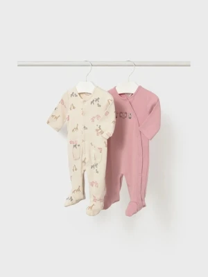 Mayoral Newborn pajacyk niemowlęcy 2-pack