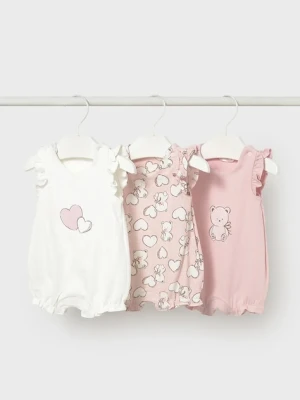 Mayoral Newborn piżama niemowlęca 3-pack