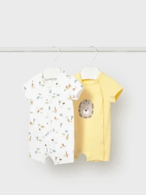 Mayoral Newborn rampers niemowlęcy 2-pack