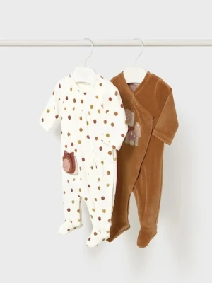 Mayoral Newborn śpioszki niemowlęce 2-pack