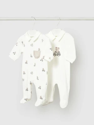 Mayoral Newborn śpioszki niemowlęce 2-pack
