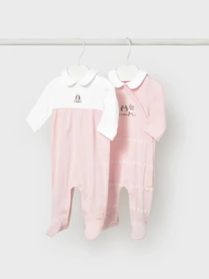 Mayoral Newborn śpioszki niemowlęce 2-pack