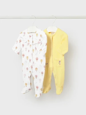 Mayoral Newborn śpioszki niemowlęce 2-pack