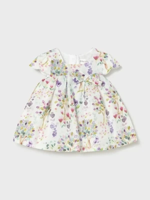 Mayoral Newborn sukienka z dodatkiem lnu niemowlęca