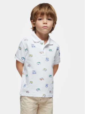 Mayoral Polo 3107 Biały Regular Fit