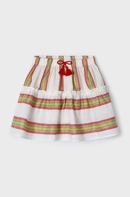 Mayoral spódnica dziecięca kolor fioletowy mini rozkloszowana