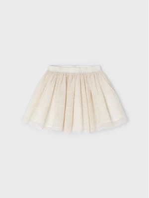 Mayoral Spódnica tiulowa 3901 Beżowy Regular Fit