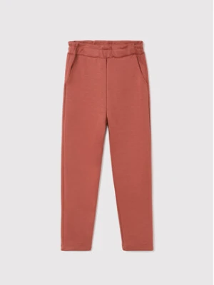 Mayoral Spodnie dresowe 7590 Czerwony Regular Fit