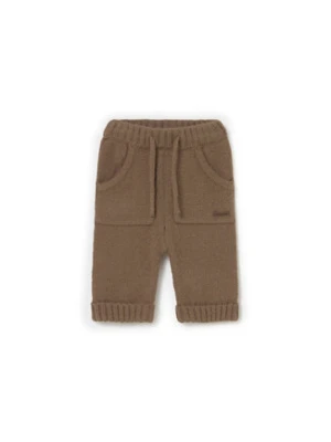 Mayoral Spodnie dzianinowe 2579 Brązowy Regular Fit