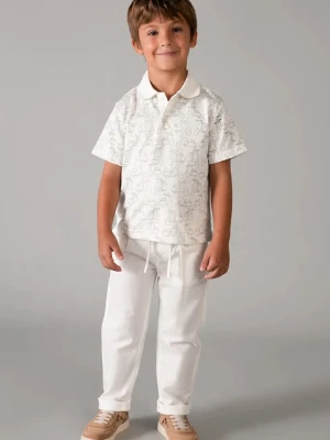 Mayoral spodnie dziecięce z dodatkiem lnu