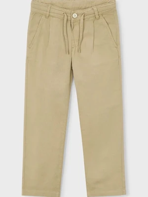 Mayoral spodnie dziecięce z dodatkiem lnu