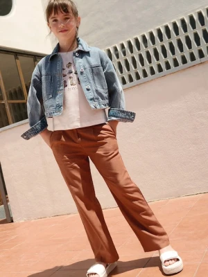 Mayoral spodnie z dodatkiem lnu dziecięce