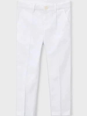 Mayoral spodnie z domieszką lnu dziecięce