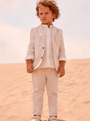 Mayoral spodnie z domieszką lnu dziecięce