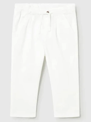 Mayoral spodnie z domieszką lnu niemowlęce