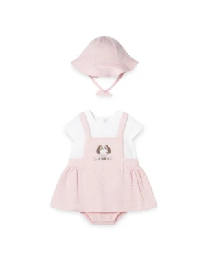 Mayoral Sukienka codzienna 1631 Różowy Regular Fit