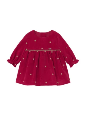 Mayoral Sukienka codzienna 2820 Czerwony Regular Fit