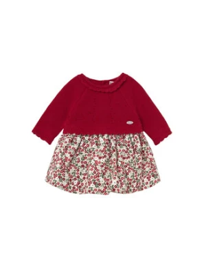 Mayoral Sukienka codzienna 2821 Czerwony Regular Fit