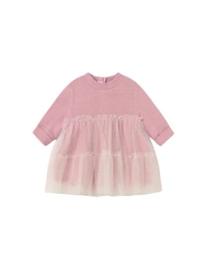 Mayoral Sukienka codzienna 2824 Różowy Regular Fit