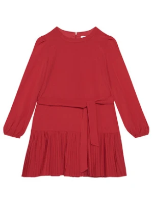 Mayoral Sukienka codzienna 7908 Czerwony Regular Fit