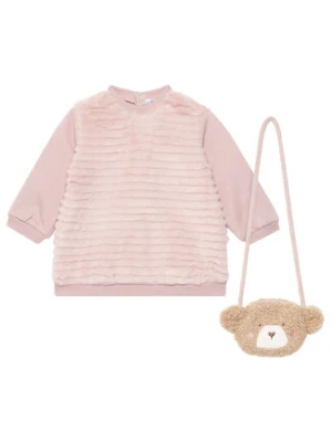 Mayoral Sukienka dzianinowa 2919 Różowy Regular Fit