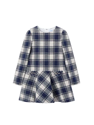 Mayoral Sukienka dzianinowa 4921 Szary Regular Fit