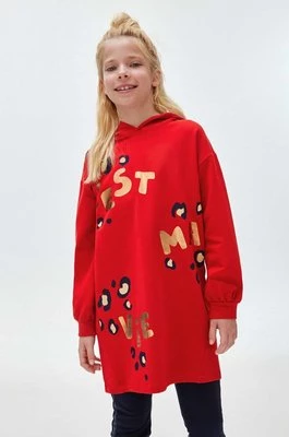 Mayoral sukienka dziecięca kolor czerwony mini prosta