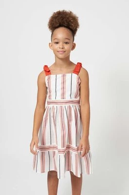 Mayoral sukienka dziecięca kolor pomarańczowy mini rozkloszowana
