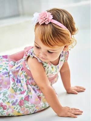 Mayoral Sukienka elegancka 1902 Kolorowy Regular Fit