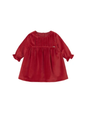 Mayoral Sukienka elegancka 2819 Czerwony Regular Fit