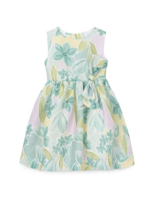 Mayoral Sukienka elegancka 3913 Zielony Regular Fit