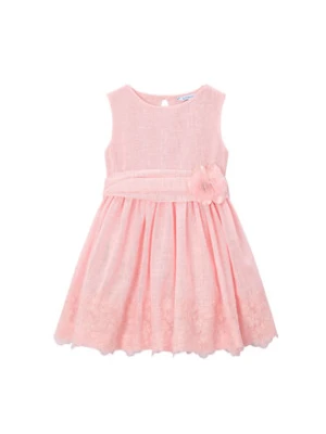 Mayoral Sukienka elegancka 3914 Różowy Regular Fit