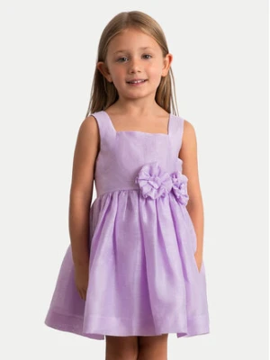 Mayoral Sukienka elegancka 3916 Fioletowy Regular Fit