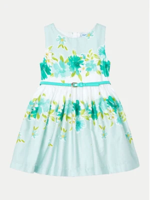 Mayoral Sukienka elegancka 3921 Niebieski Regular Fit