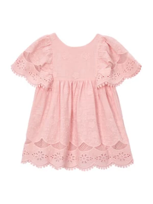 Mayoral Sukienka elegancka 3923 Różowy Regular Fit