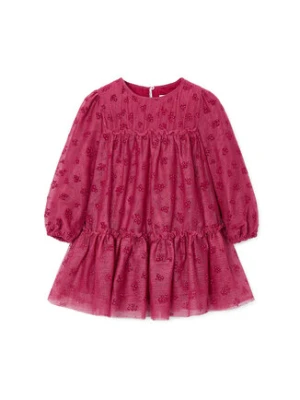 Mayoral Sukienka elegancka 4919 Różowy Regular Fit