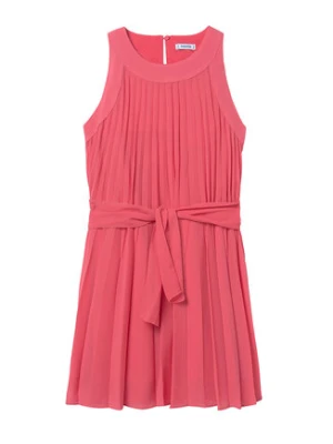 Mayoral Sukienka elegancka 6908 Różowy Regular Fit