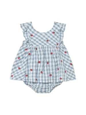 Mayoral Sukienka letnia 1814 Błękitny Regular Fit