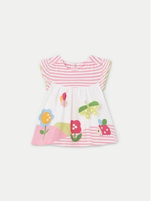 Mayoral Sukienka letnia 1833 Różowy Regular Fit