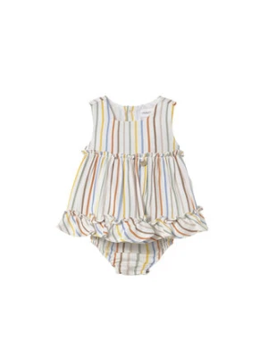 Mayoral Sukienka letnia 1844 Kolorowy Regular Fit