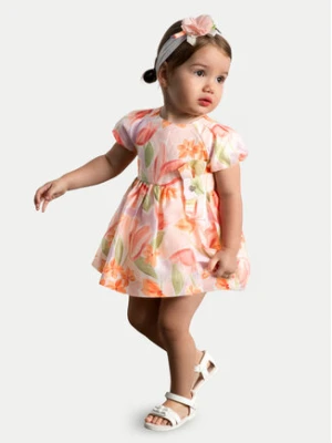 Mayoral Sukienka letnia 1909 Pomarańczowy Regular Fit