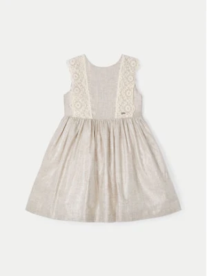 Mayoral Sukienka letnia 3910 Beżowy Regular Fit