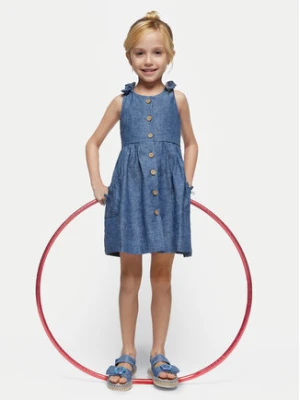 Mayoral Sukienka letnia 3928 Niebieski Regular Fit