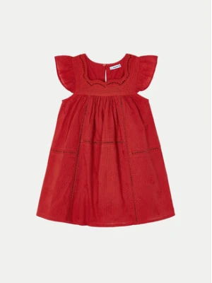 Mayoral Sukienka letnia 3930 Czerwony Regular Fit