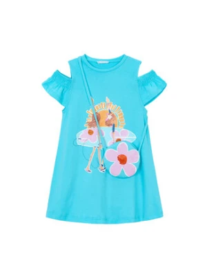 Mayoral Sukienka letnia 3941 Niebieski Regular Fit