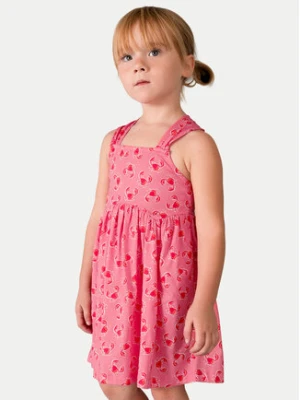 Mayoral Sukienka letnia 3944 Różowy Regular Fit