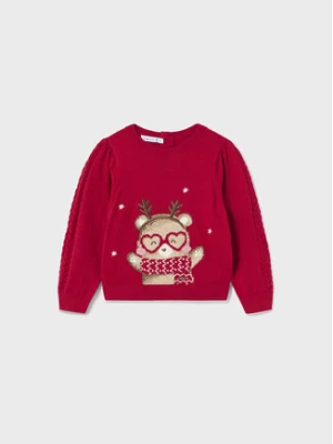 Mayoral Sweter 2.312 Czerwony Regular Fit